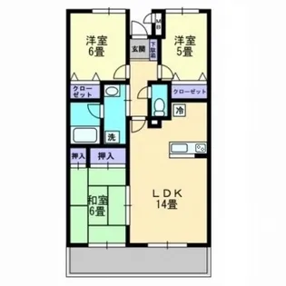 エトワール太田【2階】の間取り