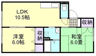 プレジール富井C棟【1階】の間取り