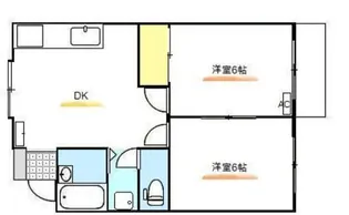 岡ノ城ハイツII【2階】の間取り