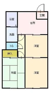 コーポ高橋【2階】の間取り