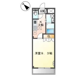 1Kの間取り画像