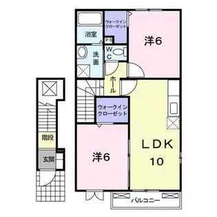 ジョア【2階】の間取り