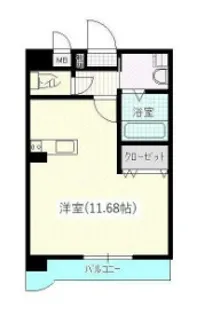 なかよしマンション塩上【4階】の間取り