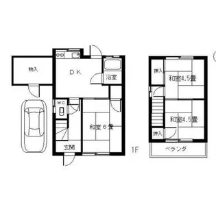 五二信住宅【H号室】の間取り