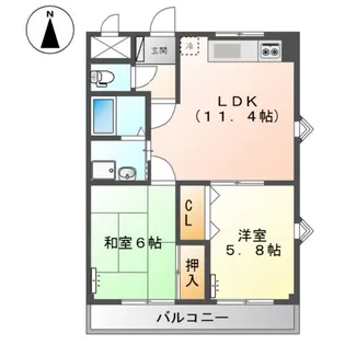 フォレストEside【1階】の間取り