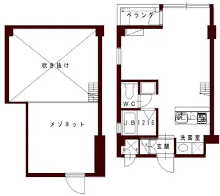 コリドールシュッド【5階】の間取り