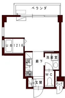 コリドールノール【404号室】の間取り
