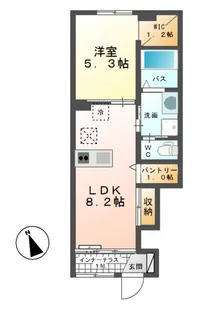 アヴァンティ【1階】の間取り