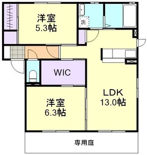 アネシス・アイⅡB棟【2階】の間取り