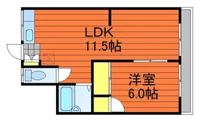 ヴィラ サツキ【101号室】の間取り