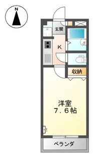 レジデンス松原【1階】の間取り