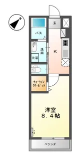 ラピュタ【1階】の間取り