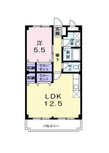 マンションエトランゼ【3階】の間取り