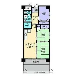 マイハウス屋島【3階】の間取り