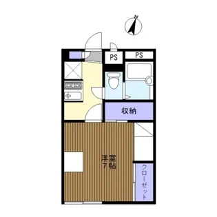 プリマヴェーラ倉敷上東【104号室】の間取り