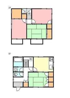 香川県さぬき市長尾西【一戸建】の間取り