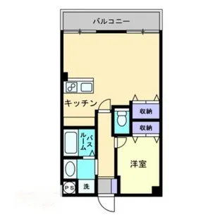 ウイングコート高松【3階】の間取り