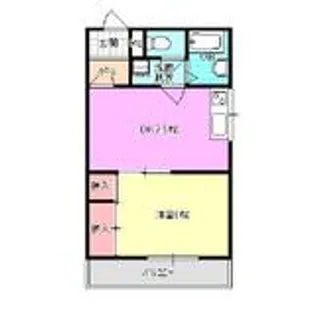 ツースリーワンマンション【40A号室】の間取り