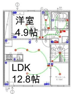 マルヴィナ【1階】の間取り