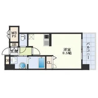 SWISS NISHIGAWA【603号室】の間取り