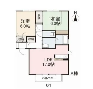 ディアスM【2階】の間取り