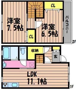 ミュージアタウン片島町A棟【102号室】の間取り