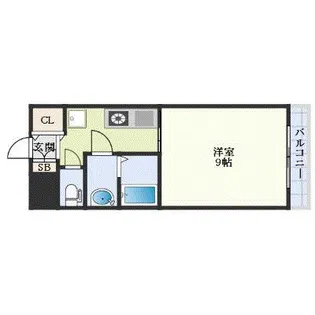 翔阿園マンション【4階】の間取り