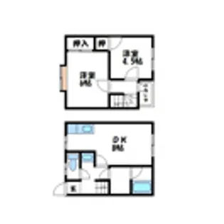 ローズハイツ B【B-3号室】の間取り