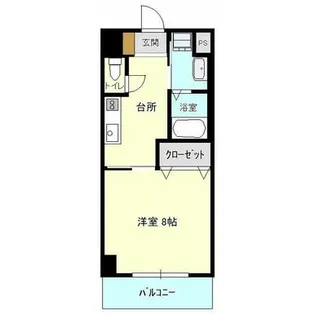 フルリール松浦Ⅱ【104号室】の間取り