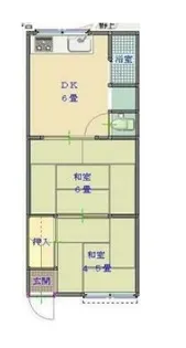 寿マンション【2階】の間取り