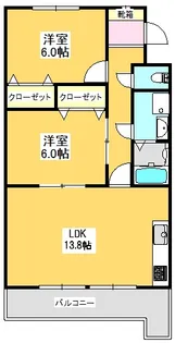 宮地マンション【204号室】の間取り