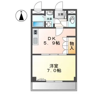 プランドール【2階】の間取り