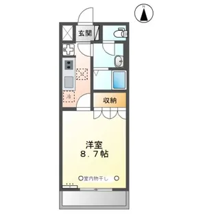 グランシャリオ【1階】の間取り