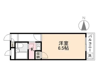 オーレックス郷東【101号室】の間取り