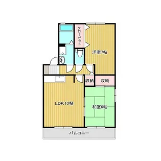 フィーレ松縄【1階】の間取り