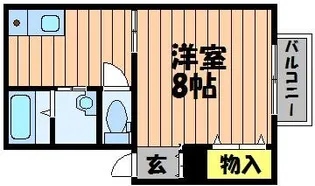 アイムA棟【203号室】の間取り