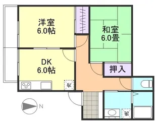 セレッソ玉島【1階】の間取り