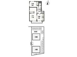ペアフィールドA【2階】の間取り