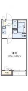 クレイノ茂木【102号室】の間取り