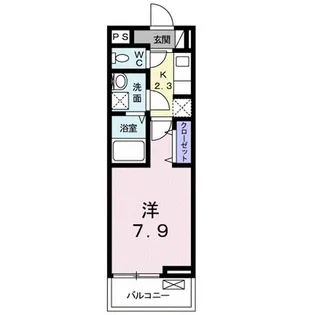 ローズメヌエット【2階】の間取り