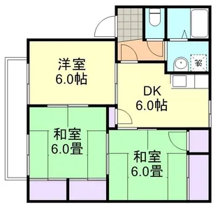 プロムナードE棟【2階】の間取り