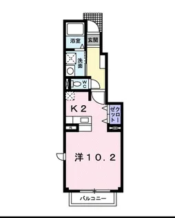 セレーノB【1階】の間取り