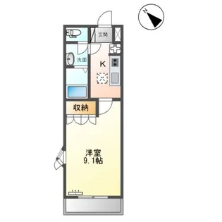 フェリス【1階】の間取り
