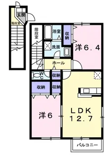 メゾン グレイスフル A【2階】の間取り