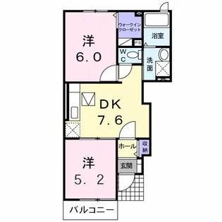 ヌーベルポルテ【1階】の間取り