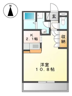 アストラディープ【1階】の間取り