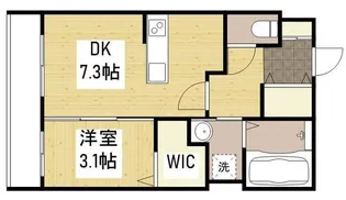 THE APARTMENT福山駅前【2階】の間取り