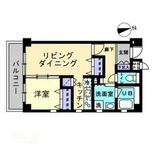リマーク旅籠町【3階】の間取り