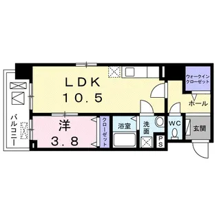 アルテミスコート【2階】の間取り