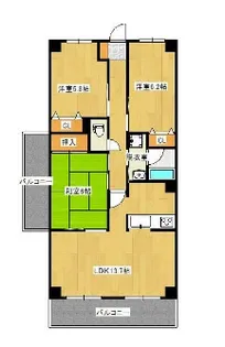 ウィルコート【3階】の間取り